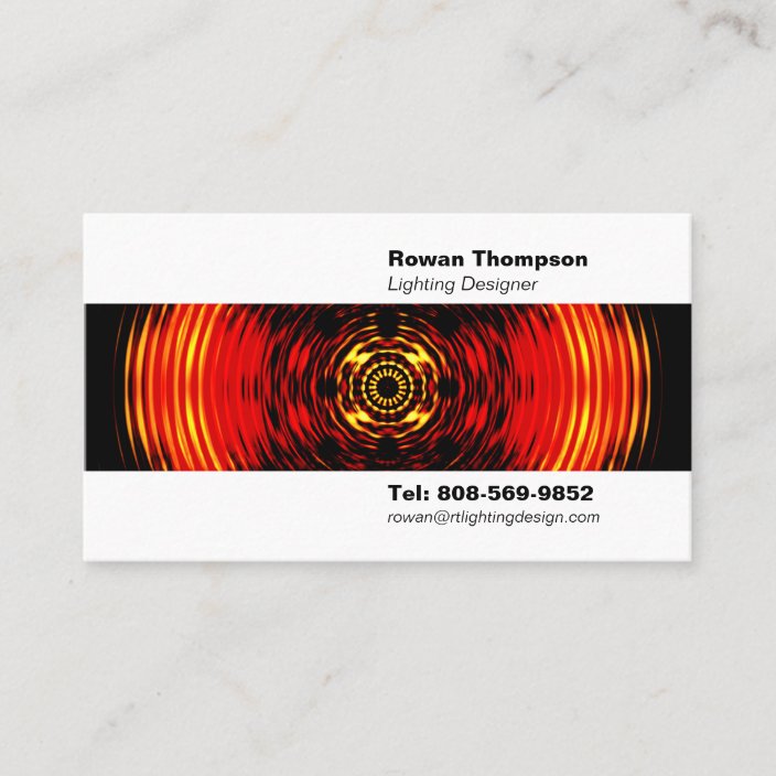 Lighting Designer Business Card