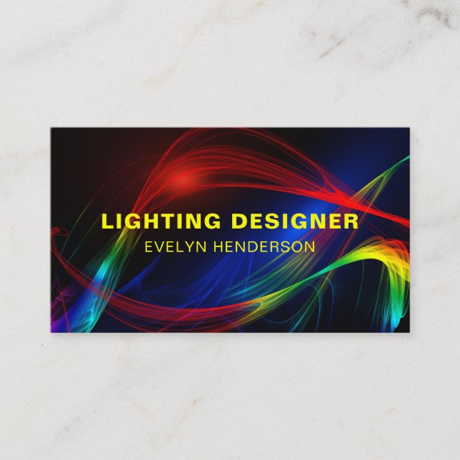 Lighting Designer Business Card (Front)