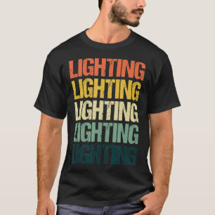 Lighting Engineer Electrical Lights Worker Electri T-Shirt