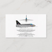  Lighting Fighter Jet Business Card