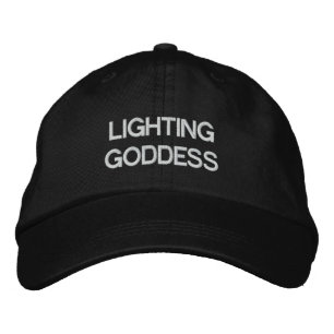 Lighting Goddess Embroidered Baseball Hat