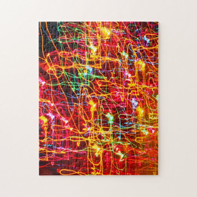 Lighting lines jigsaw Puzzle (Vertical)