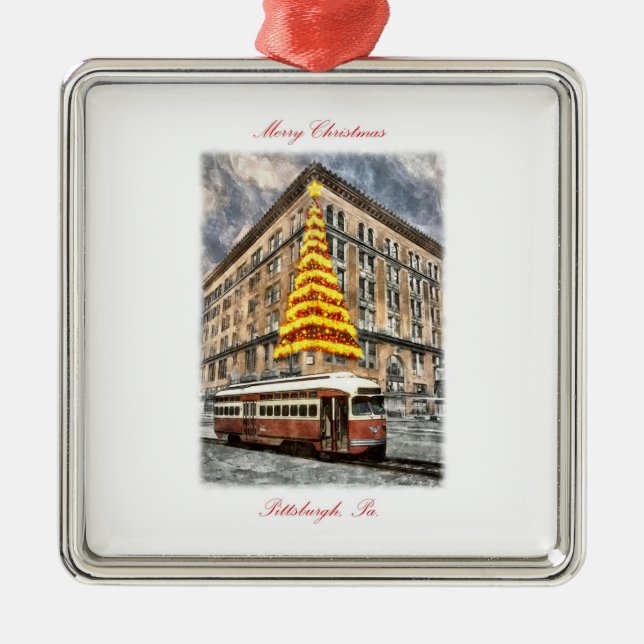 "Lighting of the Horne's Christmas Tree" Ornament (Front)