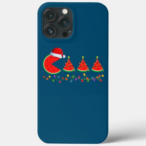 Lighting Santa Watermelon Xmas Tree Christmas In iPhone 13 Pro Max Case