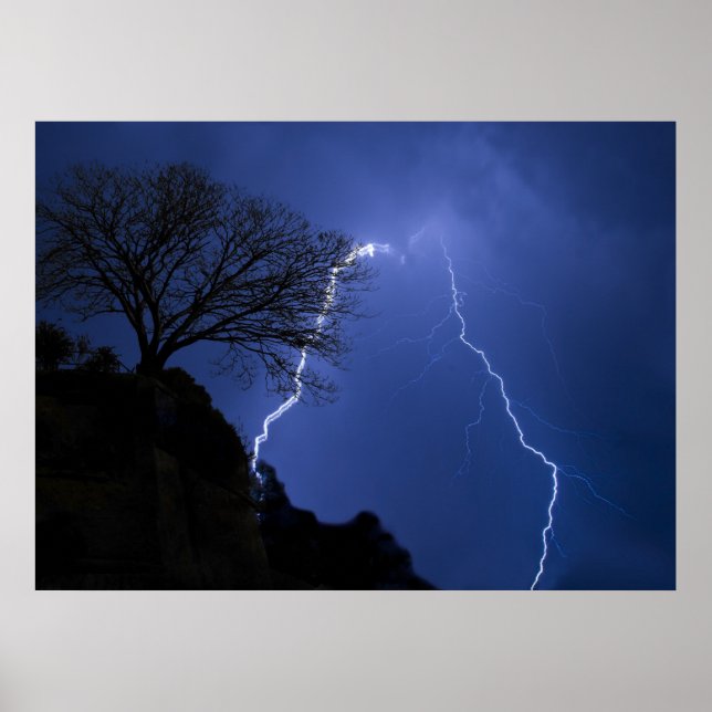 lighting - stormy night poster (Front)