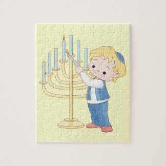 Lighting The Menorah Jigsaw Puzzle