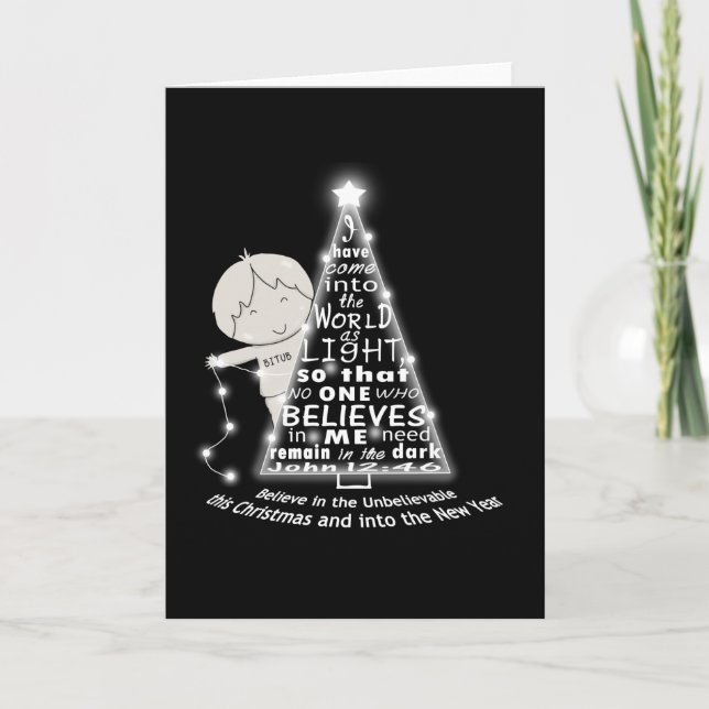 Lighting the Tree Card (Front)