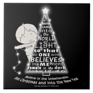 Lighting the Tree Ceramic Tile