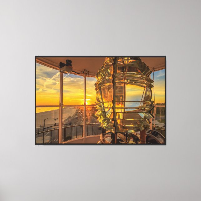 Lighting the way canvas print (Front)