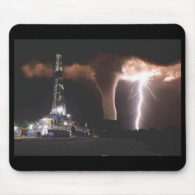 lighting Tornado Mouse Pad (Front)