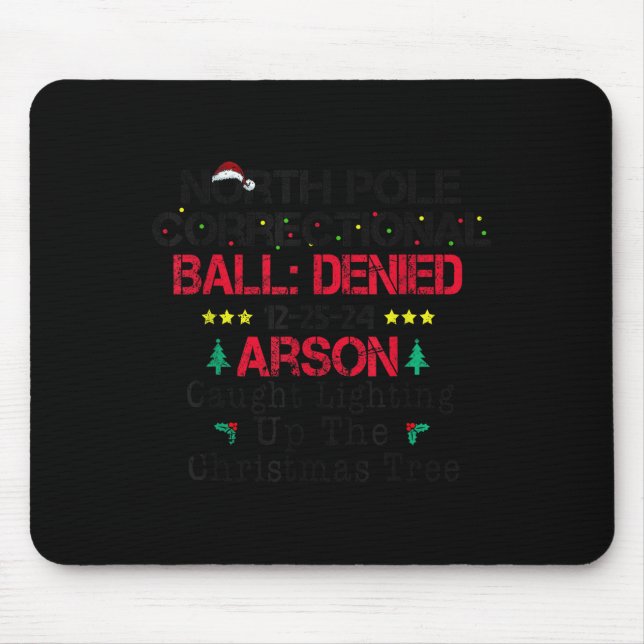 Lighting Up The Christmas Tree North Le Correction Mouse Pad (Front)
