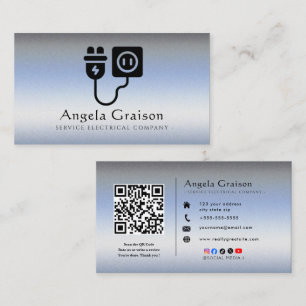 Lighting, Wiring, Professional Electrician Business Card