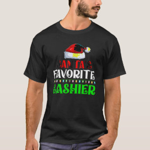 Lighting Xmas Santa s Favorites Cashier Christmas T-Shirt