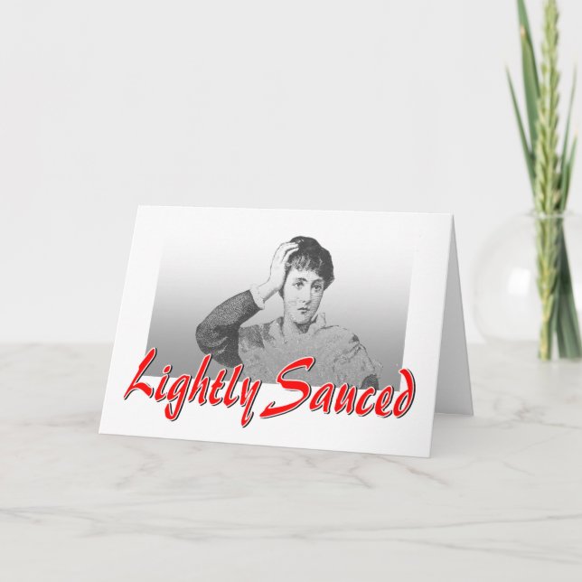 Lightly Sauced Card (Front)