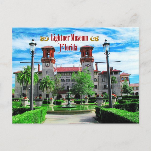 Lightner Museum, St. Augustine, Florida Postcard (Front)