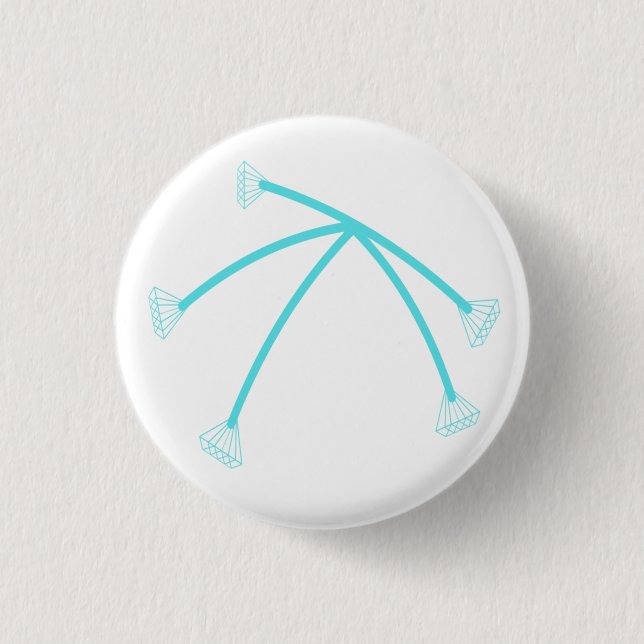Lightness Diamand Tree for new Tees Button (Front)
