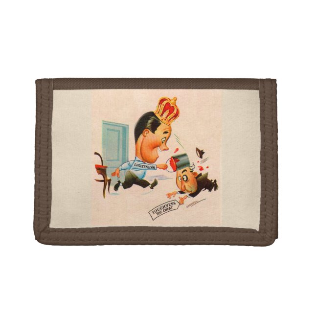 Lightness whoops Toughness Trifold Wallet (Front)