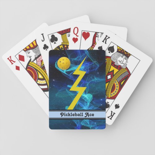 Lightning Ace colorful Personalize Playing Cards