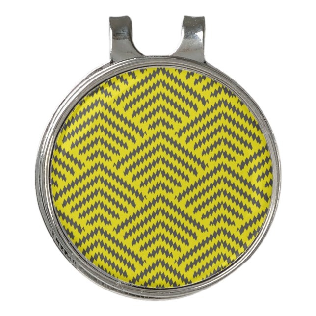 Lightning Arches Golf Hat Clip (Front)