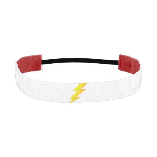 lightning bolt athletic headband