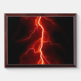 Lightning Bolt Award Plaque