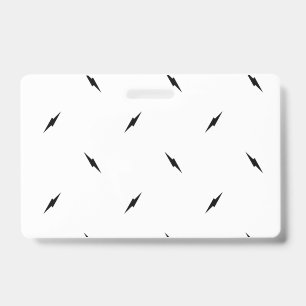 Lightning Bolt Badges   Modern Minimal Power Desig