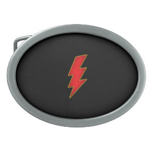 lightning bolt belt buckle