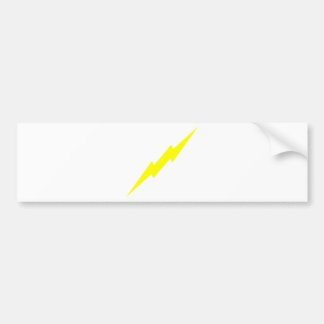 Lightning Bolt Bumper Sticker