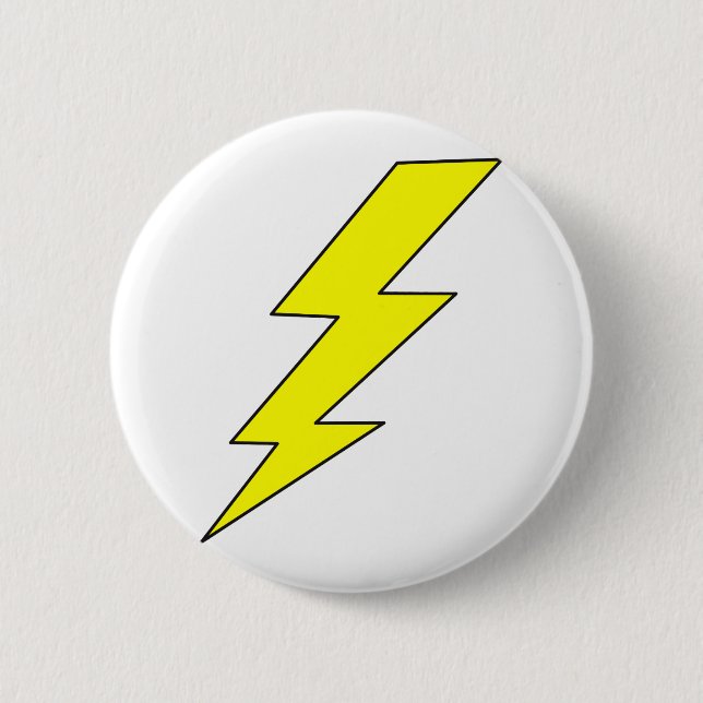 Lightning Bolt Button (Front)