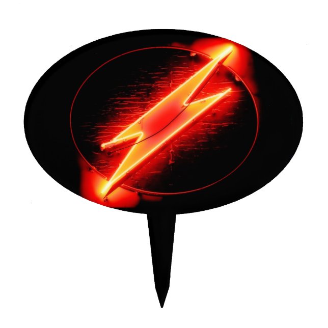 Lightning Bolt Cake Topper (Front)
