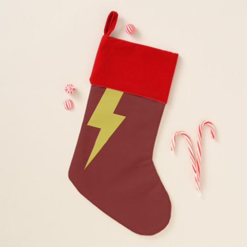 Lightning Bolt Christmas Stocking