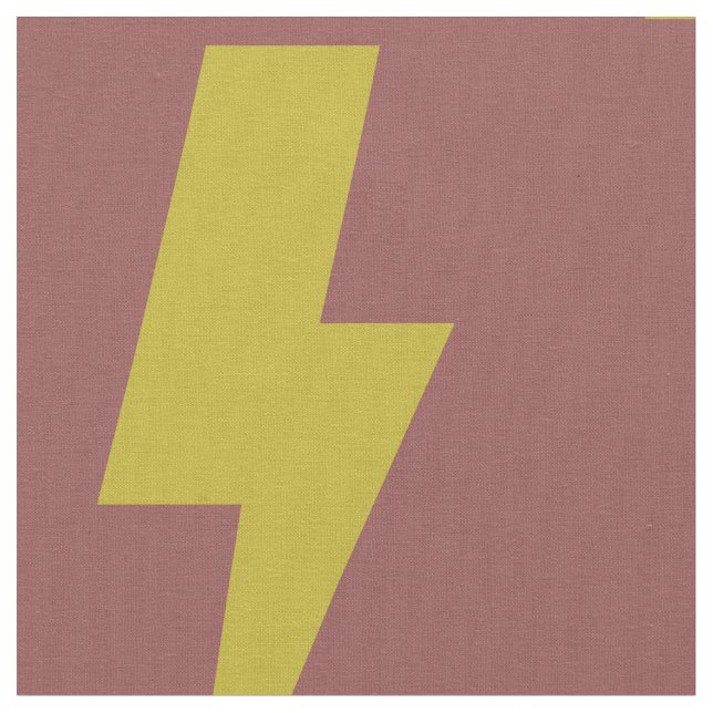 Lightning Bolt Fabric (Close Up)
