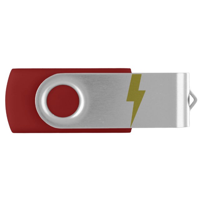 Lightning Bolt Flash Drive (Front)