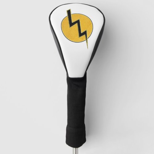 Lightning bolt golf head cover