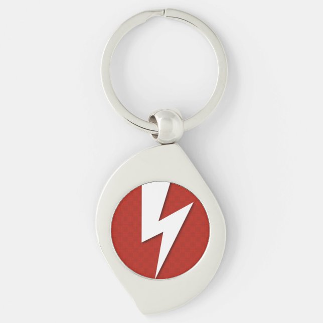 Lightning, Bolt Keychain (Front)