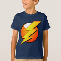Lightning Bolt Kids Dark T-S