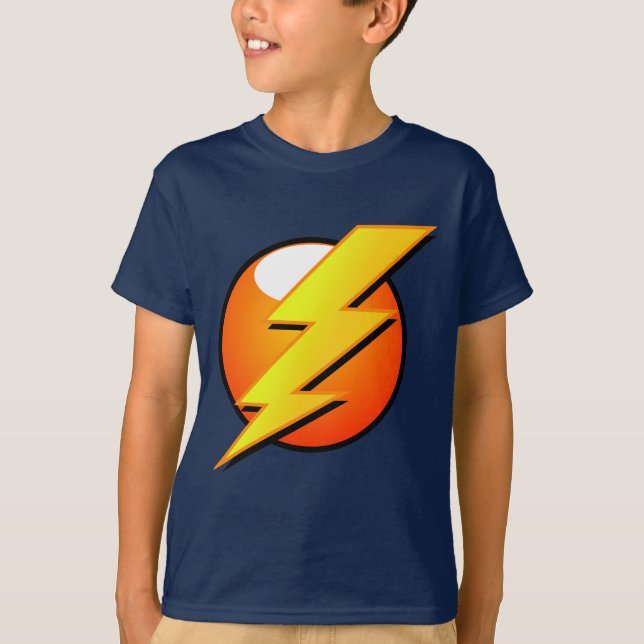Lightning Bolt Kids Dark T-S T-Shirt (Front)