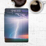 Lightning Bolt on Water Signature<br><div class="desc">Experience the raw power and beauty of a lightning bolt hitting the water at night with this extraordinary personalized tablet cover. Protect your tablet in style while carrying a captivating depiction of nature's forces with you wherever you go. Let the electrifying artwork on your tablet cover spark inspiration and wonder...</div>
