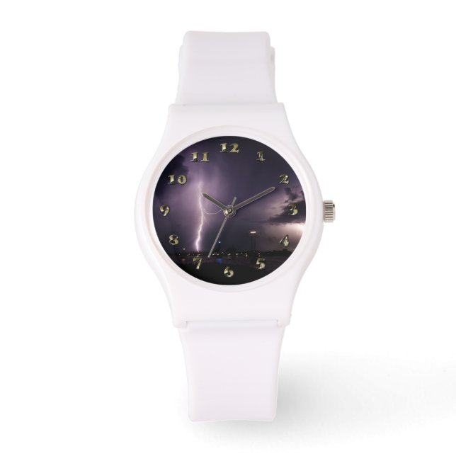 Lightning Bolt Over Harbor City Watch (Front)