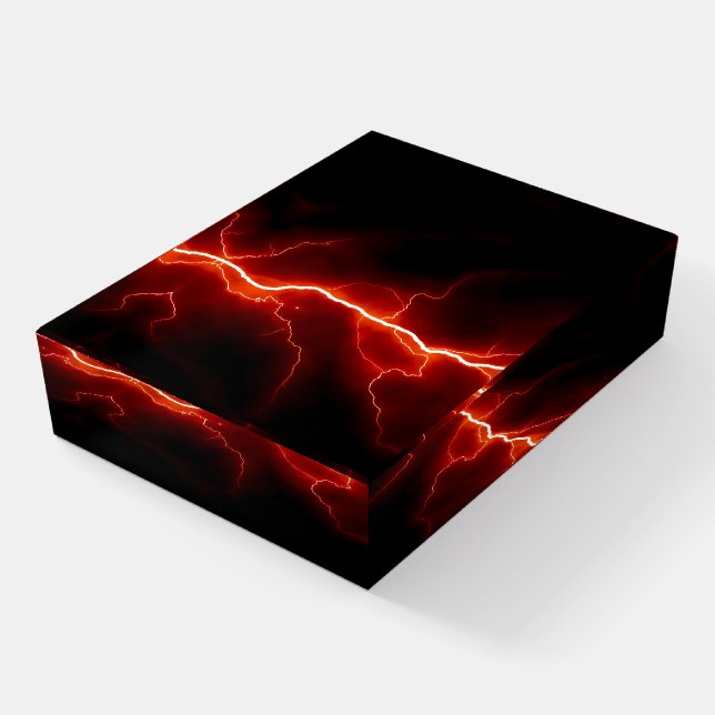 Lightning Bolt Paperweight (Angled)