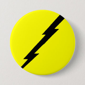 Lightning Bolt Pinback Button