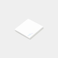 Lightning Bolt Post It Notes / White