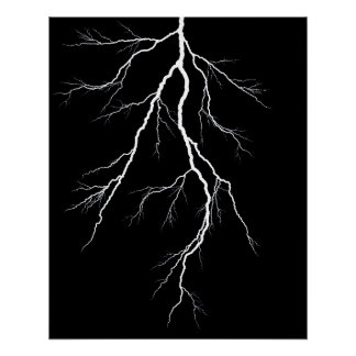 Lightning bolt☔ poster