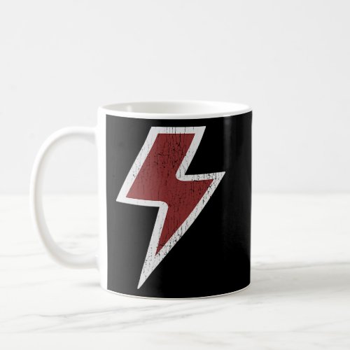 Lightning Bolt Retro Vintage Rock  Roll  Coffee Mug