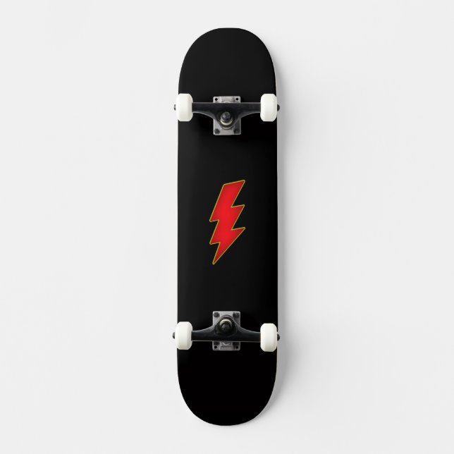lightning bolt skateboard (Front)