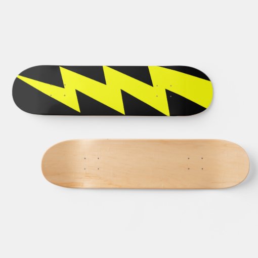 lightning bolt skateboard Zazzle