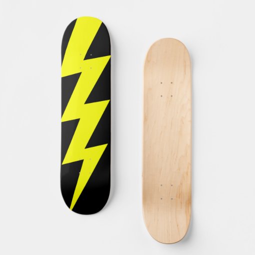 lightning bolt skateboard Zazzle