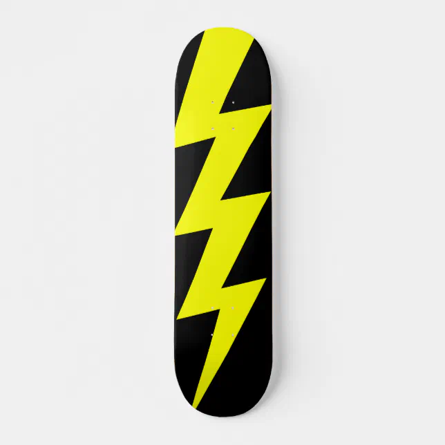 lightning bolt skateboard Zazzle