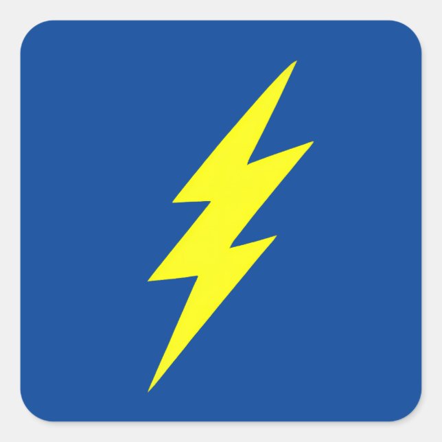 Lightning Bolt Sticker (Front)