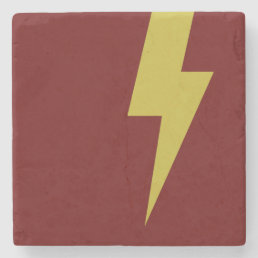 Lightning Bolt Stone Coaster